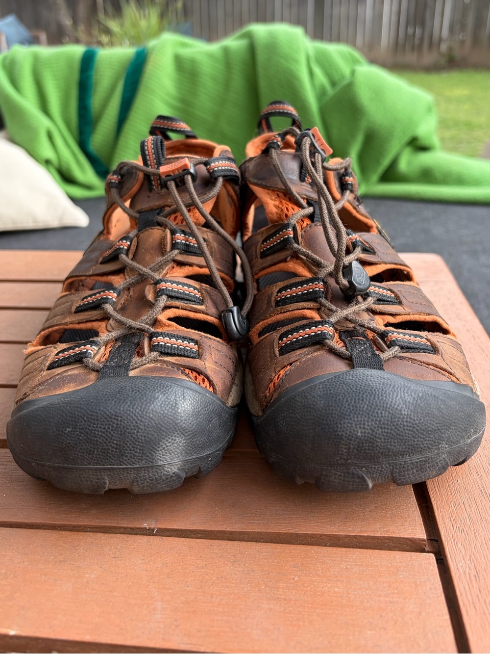 Keen Men’s Arroyo II Brown Leather Hiking Sandals | trail shoes - Picture 8 of 8